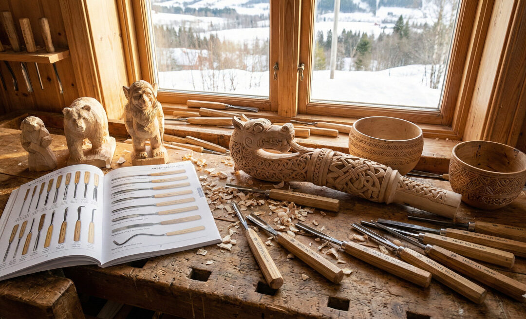 Hoggjern.no presenterer stolt: Ashley Iles – Håndsmidde treskjærerjern med sjel