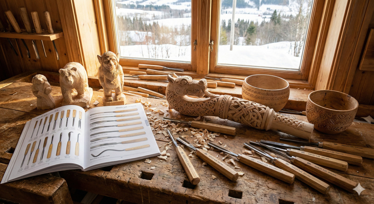 treskjæring illustrasjon